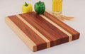 Made to order mahogany and maple cutting boards I can also add a juice groove along with lettering.￼