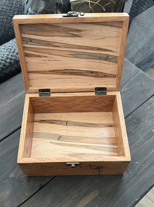 Made to order customizable wooden jewelry boxes